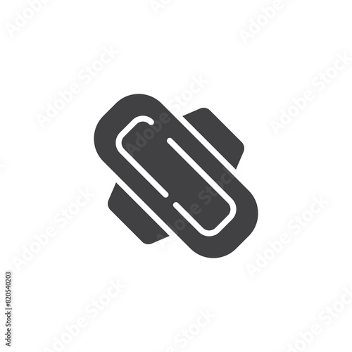 Menstrual pad vector icon