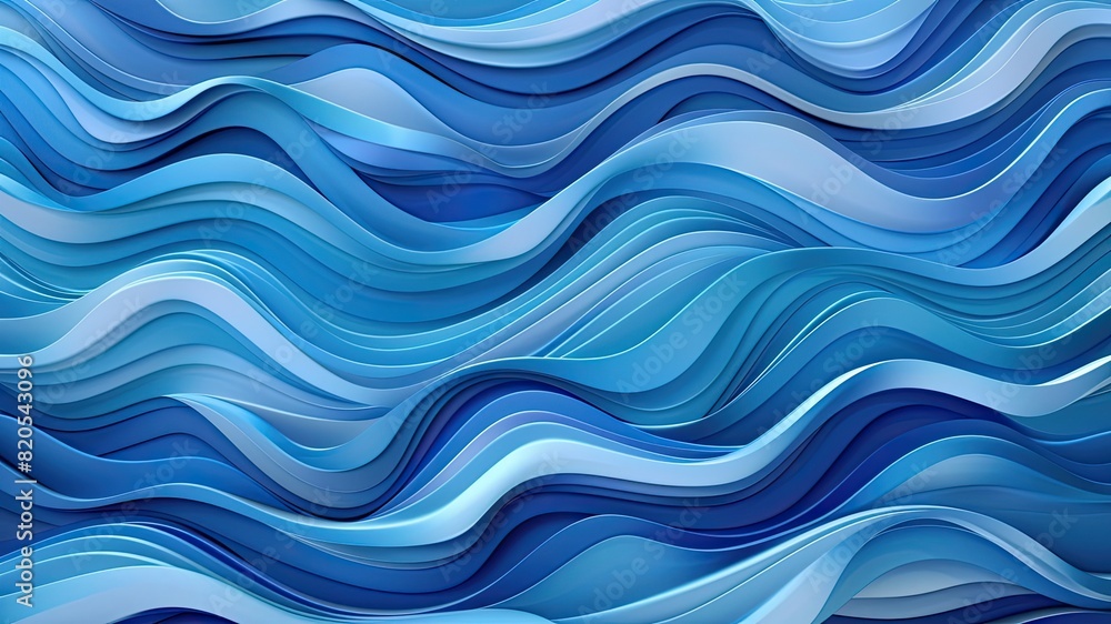 Abstract sea waves lines in blue colors, this digital art illustration serves as a stunning wallpaper or background backdrop, perfect for adding a serene touch to any space. Abstract sea waves lines in blue colors, this digital art illustration serves as a stunning wallpaper or background backdrop, perfect for adding a serene touch to any space.
