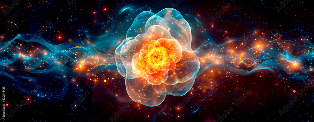 Abstract background of colors over energy Abstract background of colors over energy