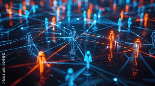 Partnership of business concept. Business network.