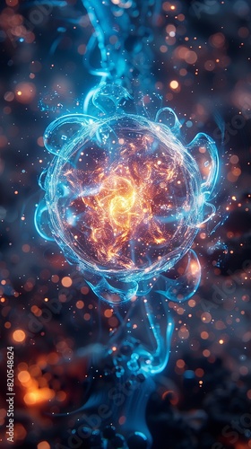 Creating art that explores the intricacies of atoms and the cosmos