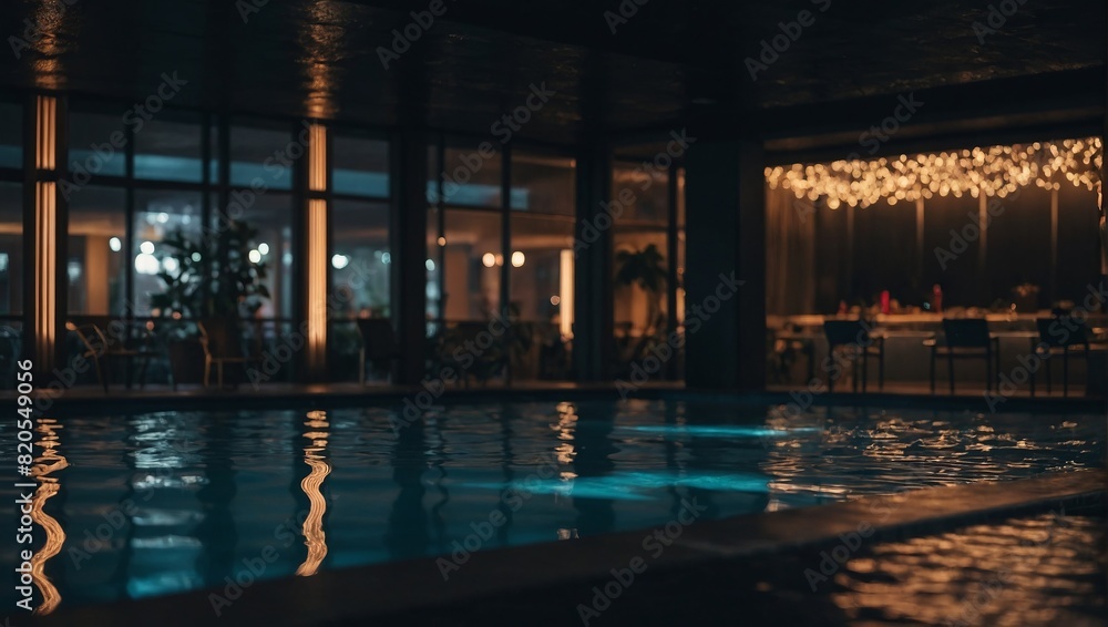 Fototapeta premium Indoor Aesthetic Pool.