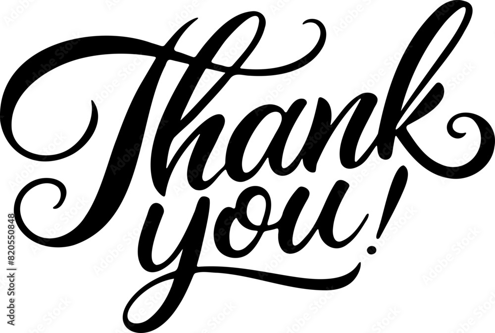 Thank you lettering calligraphy Thank you lettering calligraphy