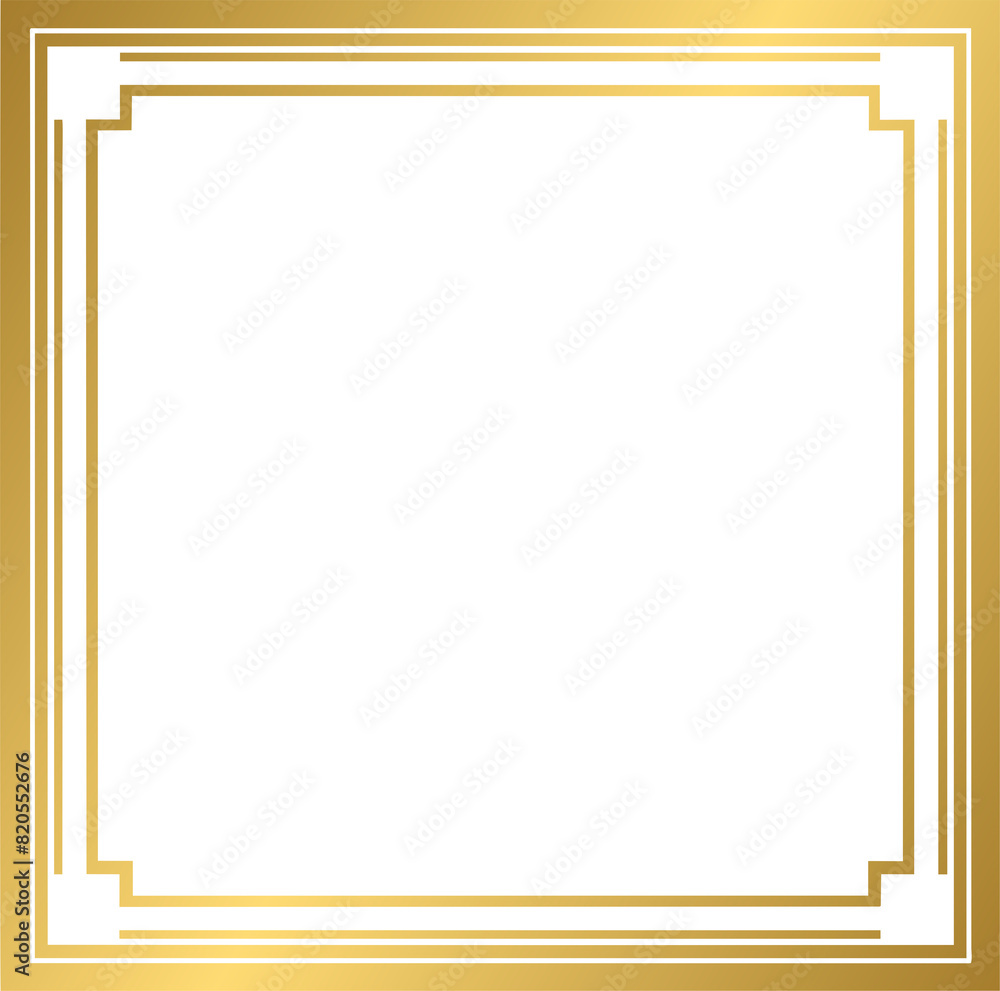 Minimalist golden frame Minimalist golden frame