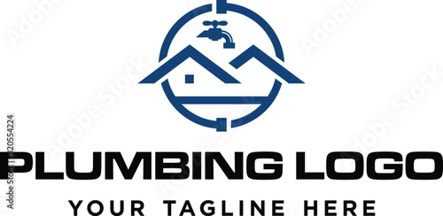 PLUMBING SERVICES VECTOR LOGO TEMPLATE