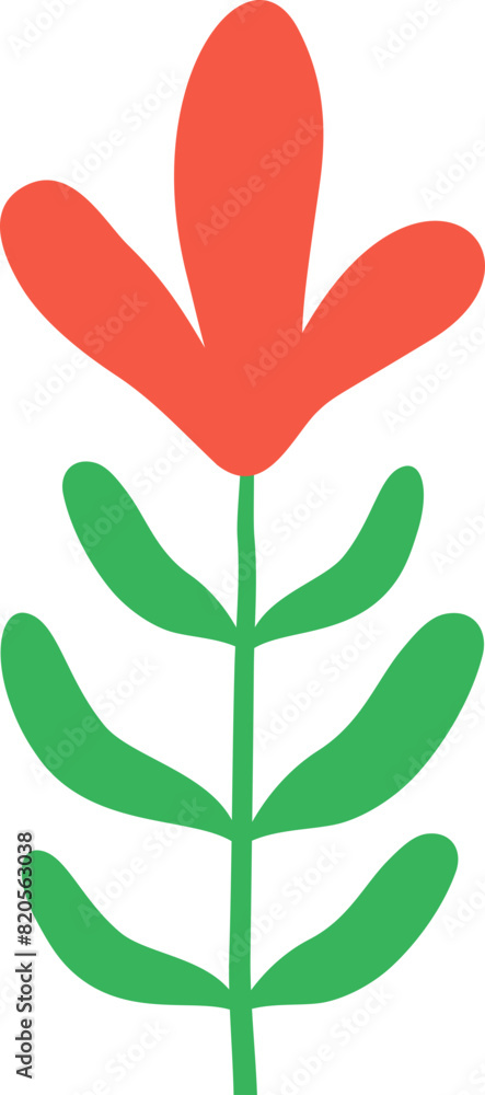 Obraz premium Cute flower element vector