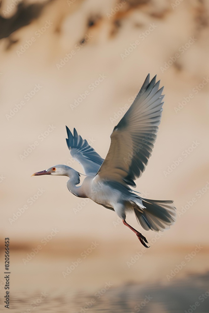 Obraz premium seagull flying in the sky