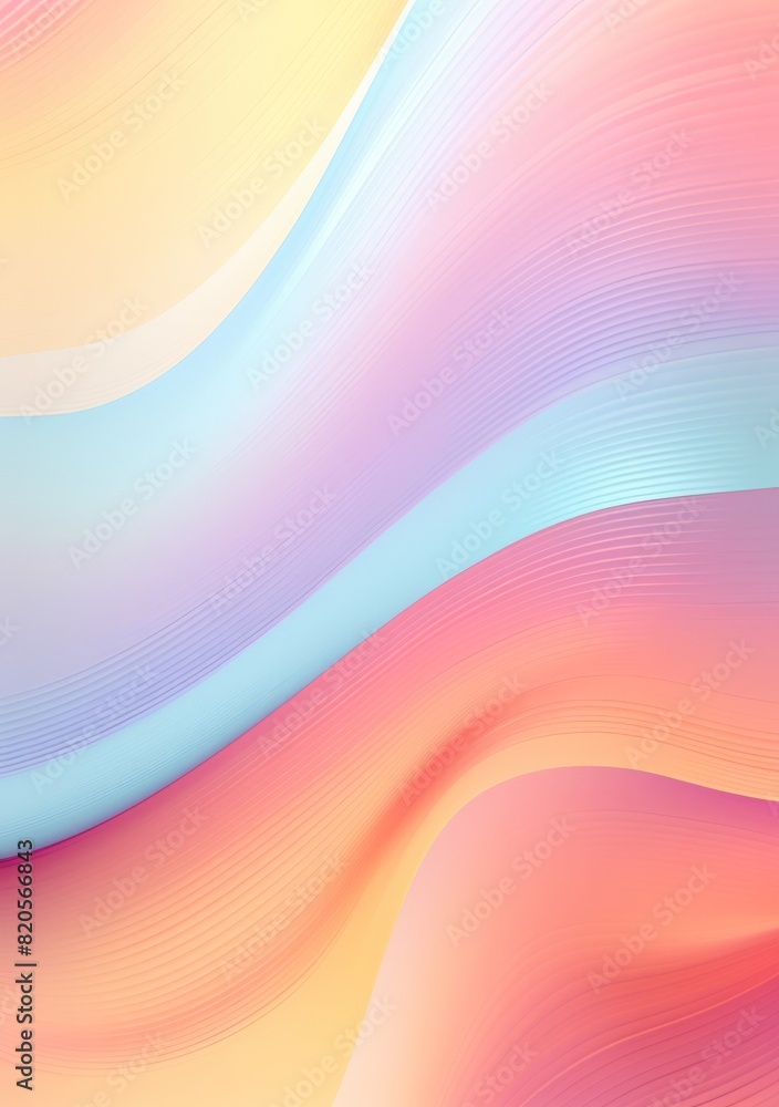 Obraz premium ウェーブ アブストラクト 背景 カラフル レインボー