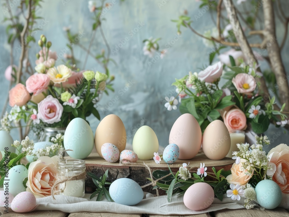Design an elegant Easter banner for a commercial advertisement Design an elegant Easter banner for a commercial advertisement