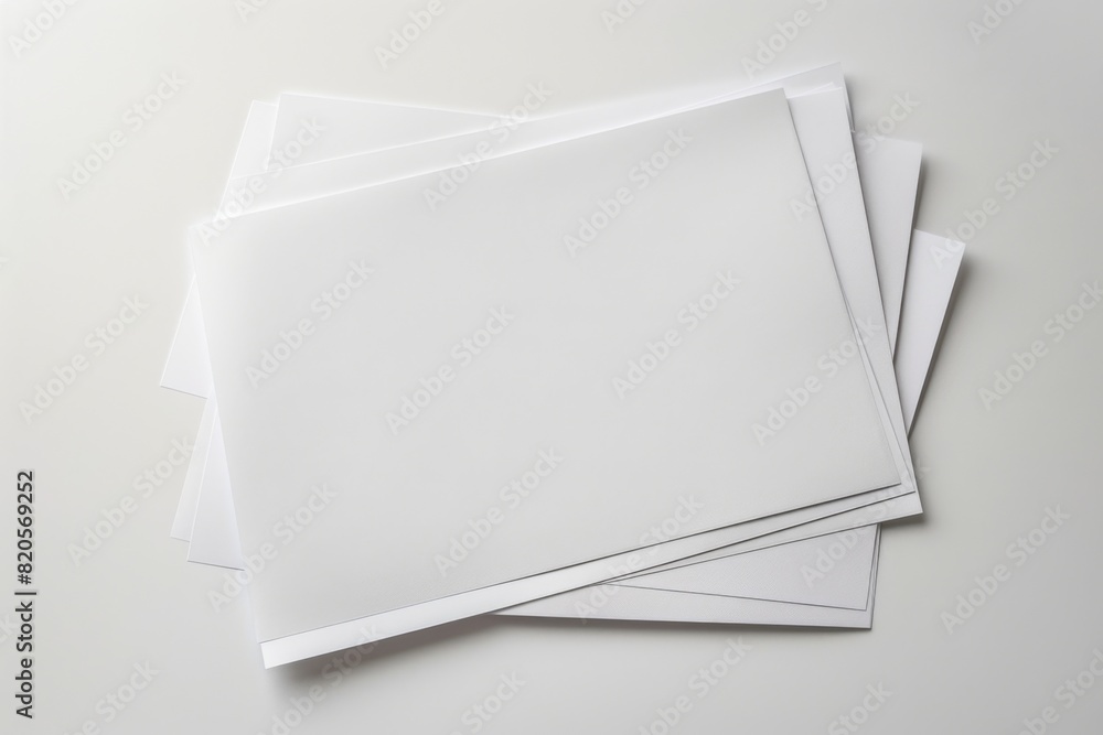 Paper Mockup on Isolated Background created with Generative AI Paper Mockup on Isolated Background created with Generative AI