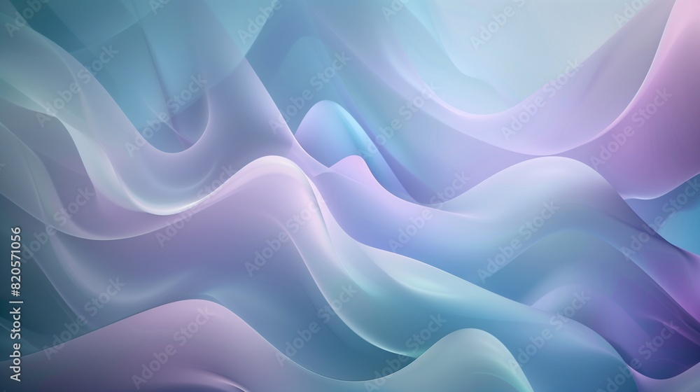 A serene abstract background with smooth, undulating shapes in cool, calming colors. A serene abstract background with smooth, undulating shapes in cool, calming colors.