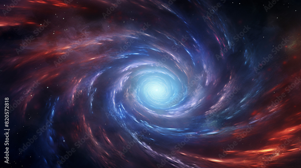 Celestial Whirlpool with blue purple color swirl Celestial Whirlpool with blue purple color swirl