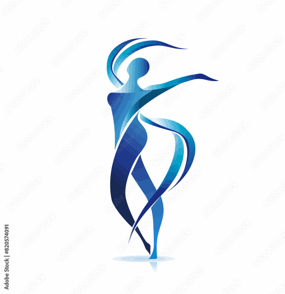 a woman is dancing with her arms spread out a woman is dancing with her arms spread out
