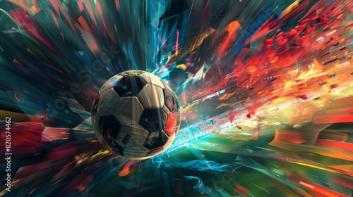 An abstract image of the UEFA European Football Championship, UEFA Euro 2024, 2024 Summer Olympics
