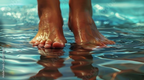 feet in spa