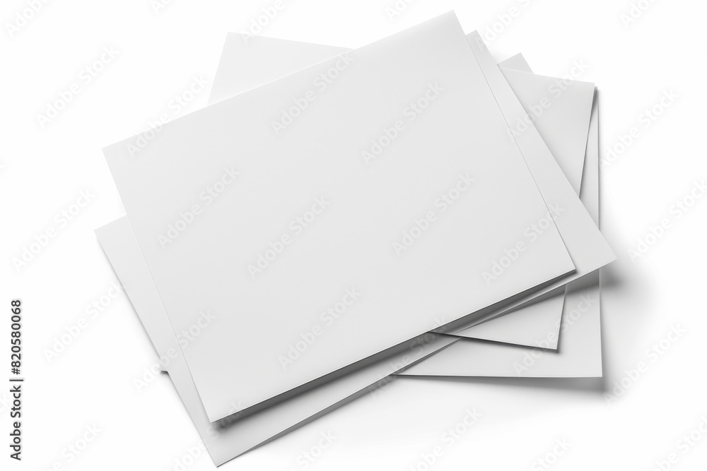 Paper Mockup on Isolated Background created with Generative AI Paper Mockup on Isolated Background created with Generative AI