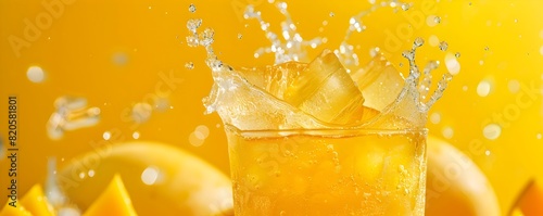 Refreshing Mango Soda with ...