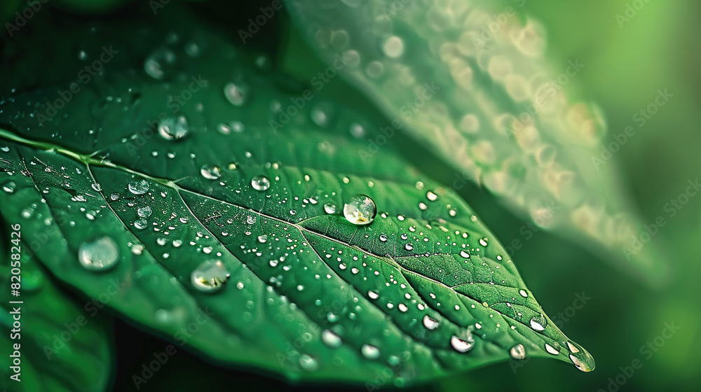 Green leaf background close up view. Nature foliage abstract of leave texture for showing concept of green business and ecology for organic greenery and natural product background. 3D illustration Green leaf background close up view. Nature foliage abstract of leave texture for showing concept of green business and ecology for organic greenery and natural product background. 3D illustration