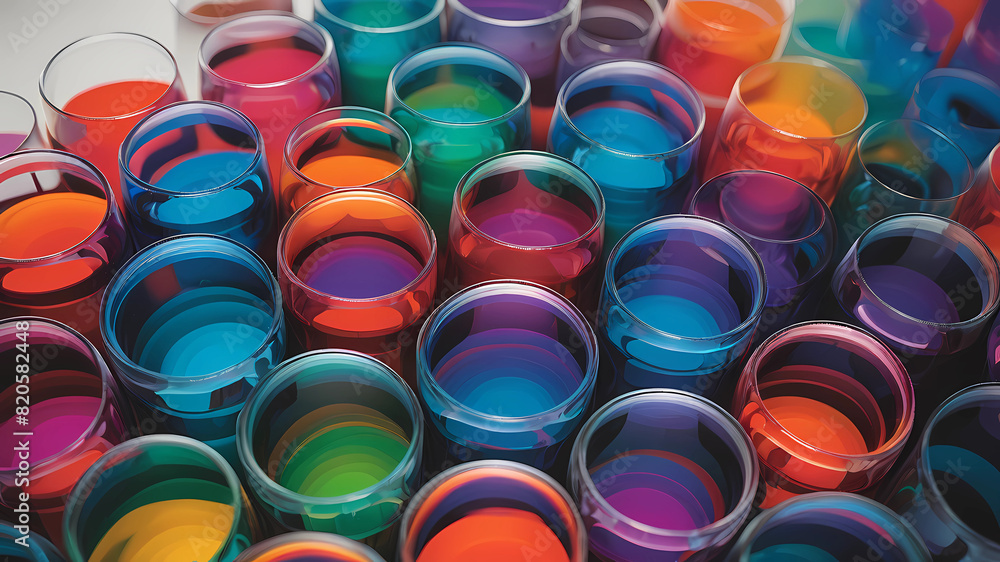 Printing gasses colourful Printing gasses colourful