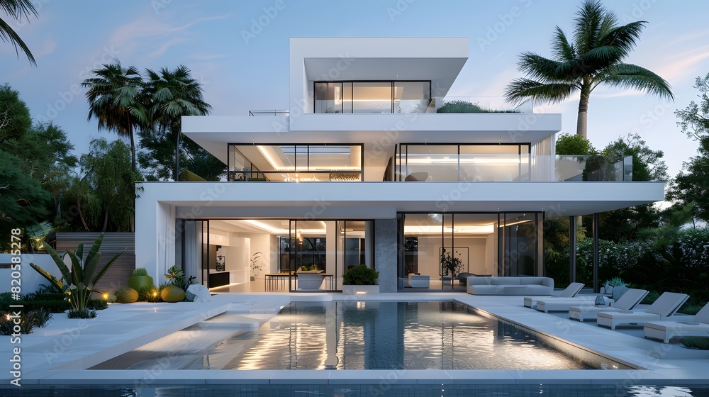 minimalist exterior for the modern house