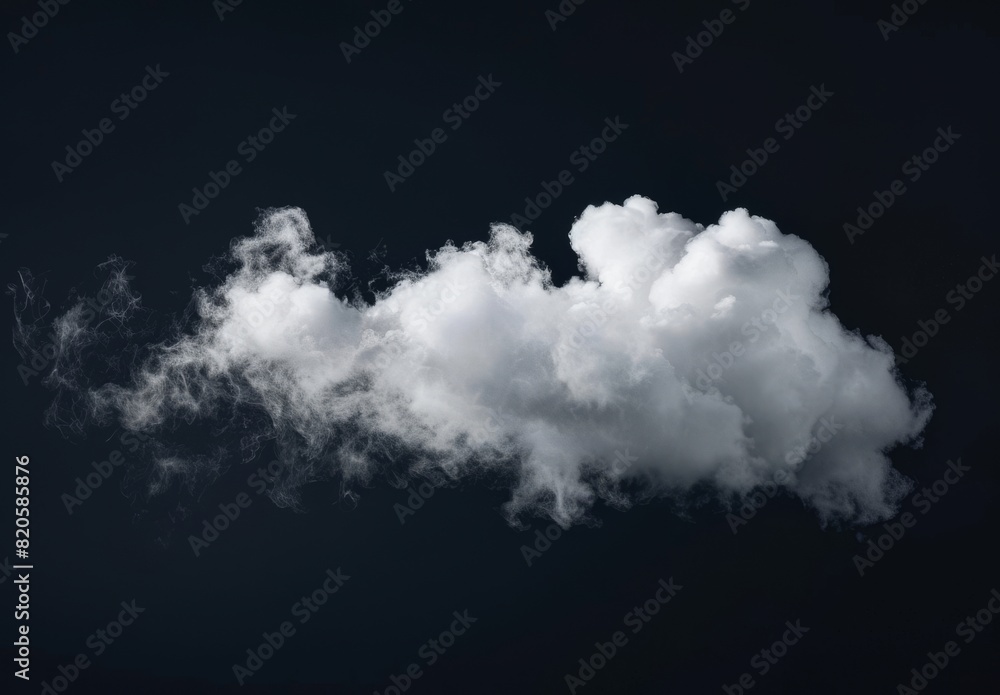 An isolated cloud in the air on a black background. Fog, white clouds, or haze for designs isolated on black. Abstract cloud or dust isolated on black, abstract cloud. An isolated cloud in the air on a black background. Fog, white clouds, or haze for designs isolated on black. Abstract cloud or dust isolated on black, abstract cloud.