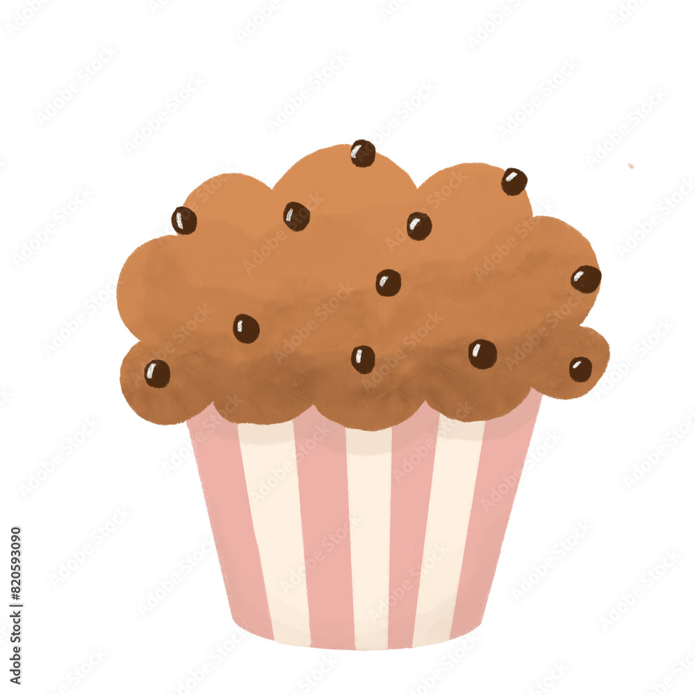 muffin isolated on white muffin isolated on white