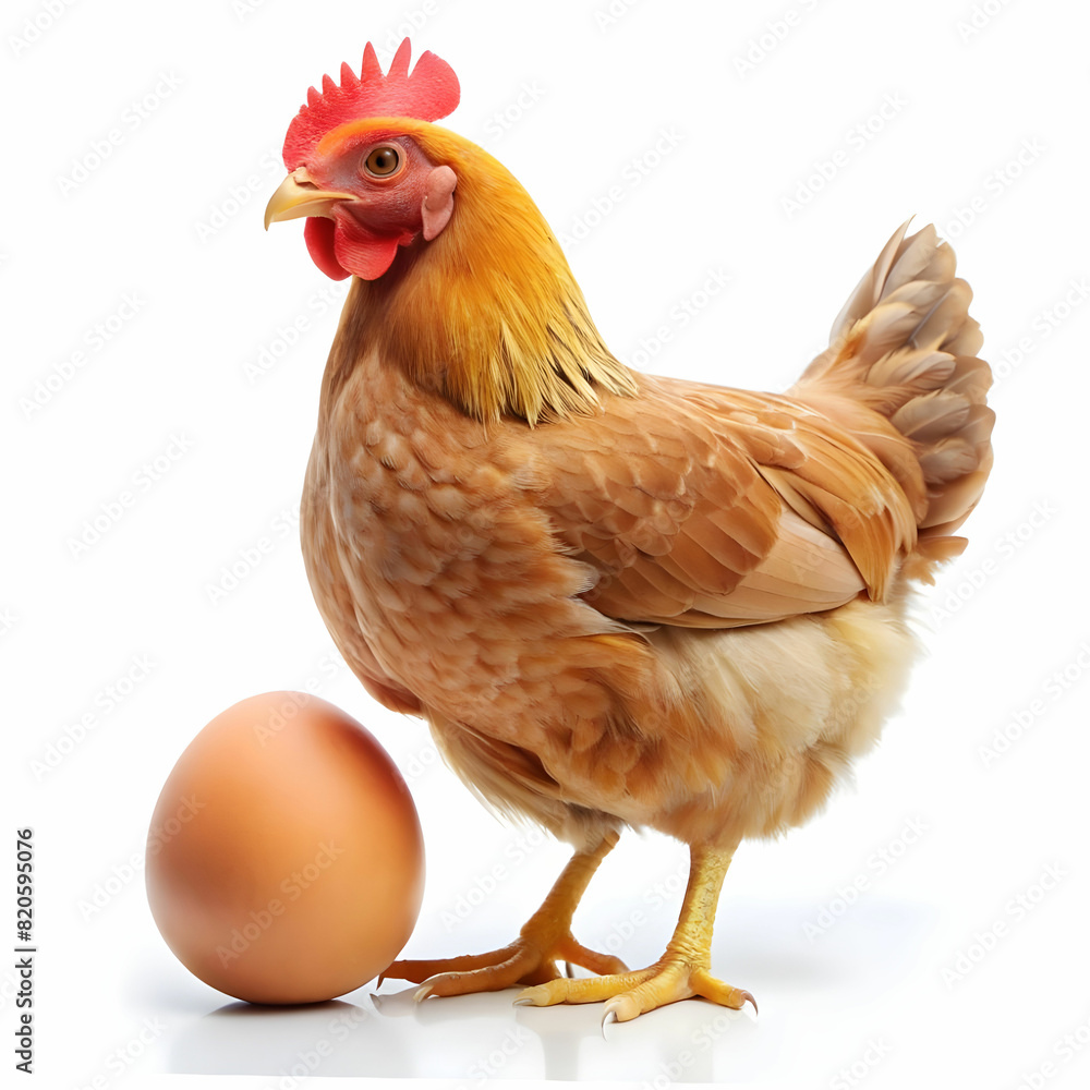 Fototapeta premium photo chicken egg