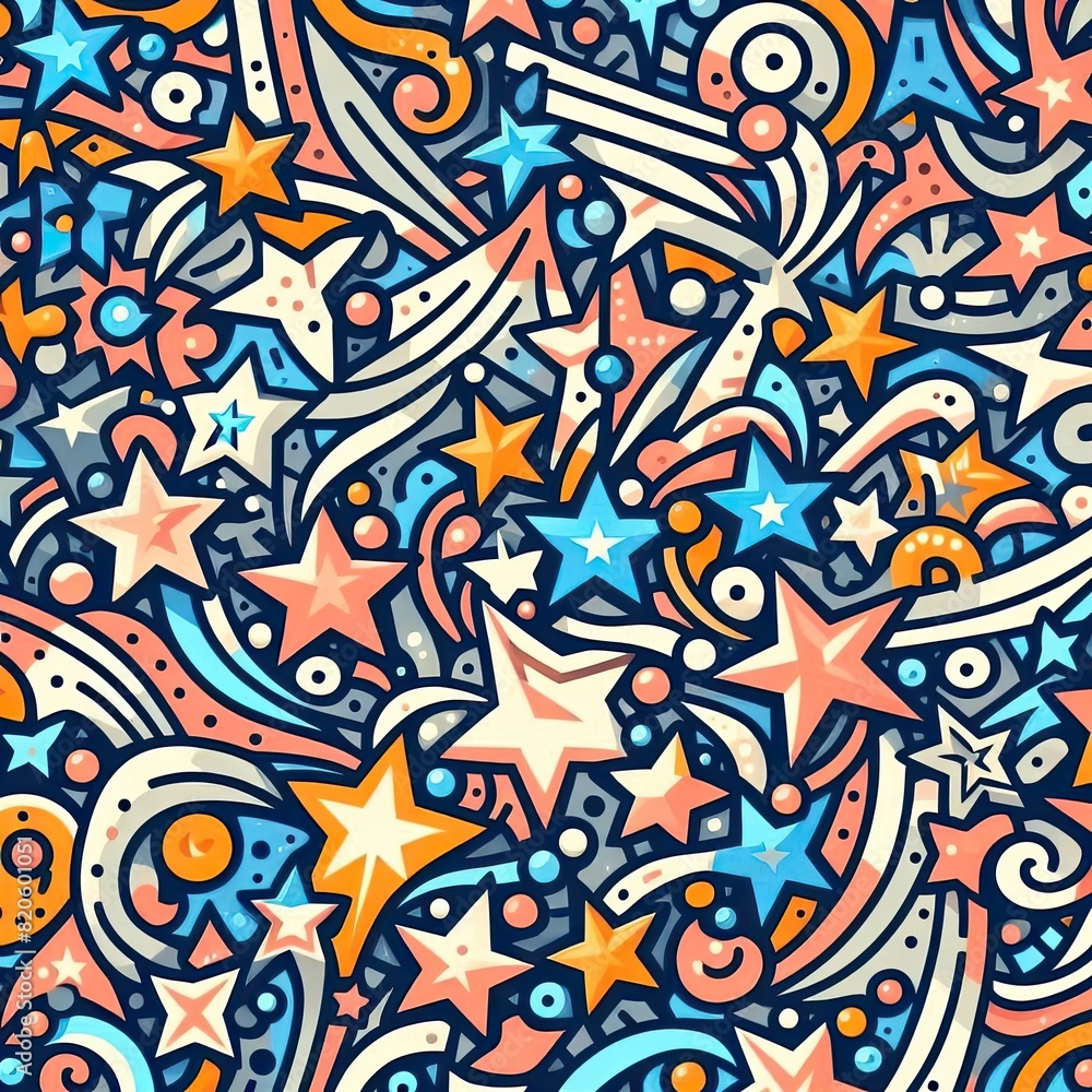 Abstract Cosmic Celebration with Generative AI. Abstract Cosmic Celebration with Generative AI.