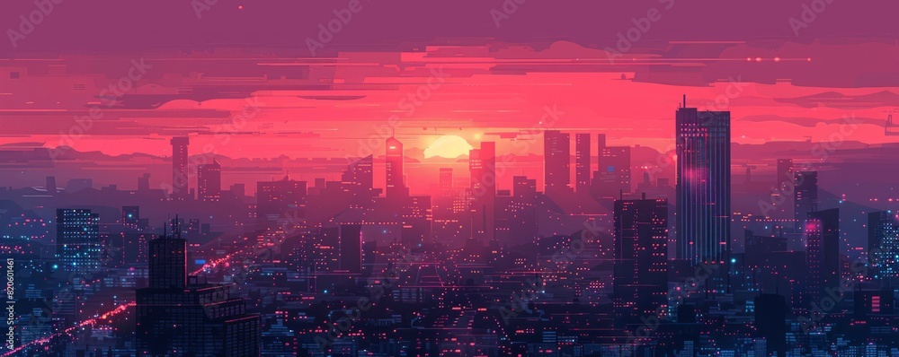 A dystopian megacity, where pollution chokes the air and the streets are overrun with crime and corruption, a stark contrast to the gleaming towers of the elite.   illustration.