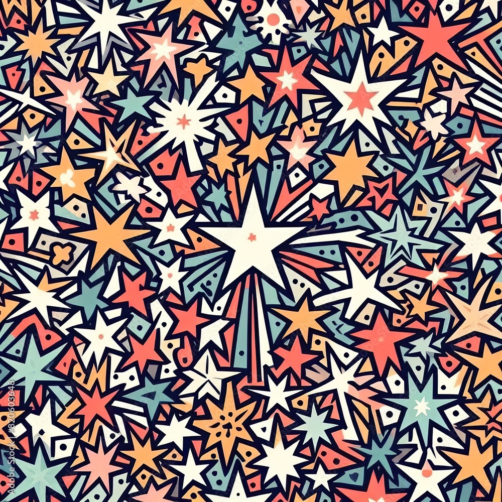 Abstract Cosmic Celebration with Generative AI. Abstract Cosmic Celebration with Generative AI.