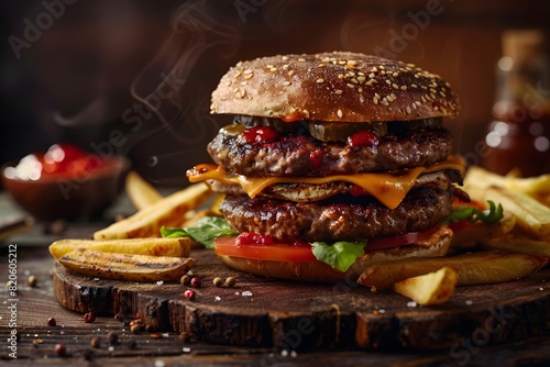 hamburguesa doble photo