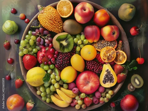 Exploring the Array of Food and Fruits in 4 3 Aspect Ratio