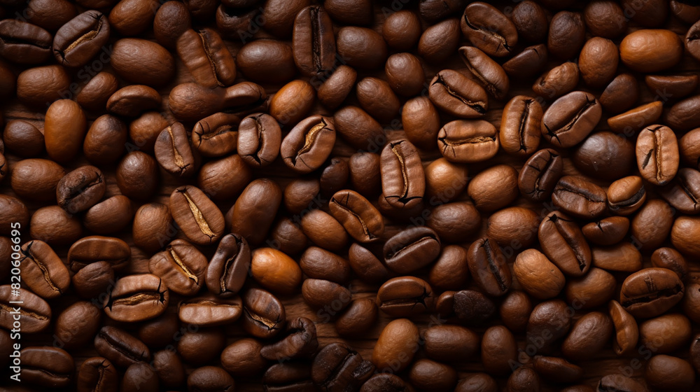 Obraz premium Ground coffee macro. Background of ground coffee texture. Food background