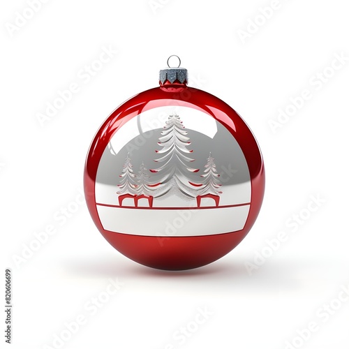 red christmas ball
