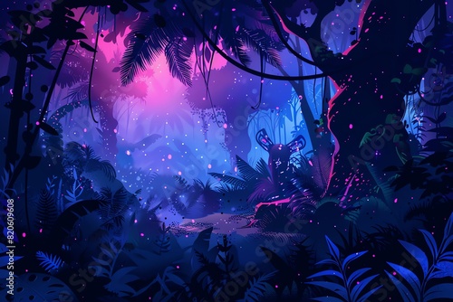 Mystical Forest Background