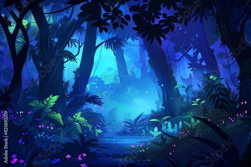 Mystical Forest Background