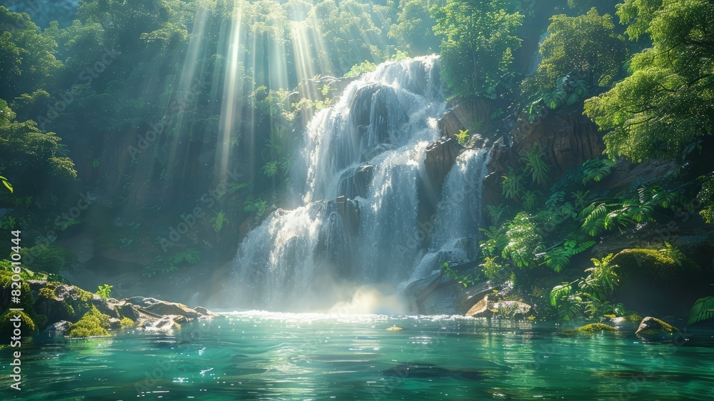 Remote waterfall, Explore the hidden and less-traveled waterfalls tucked away in remote locations, showcasing their secluded charm Remote waterfall, Explore the hidden and less-traveled waterfalls tucked away in remote locations, showcasing their secluded charm