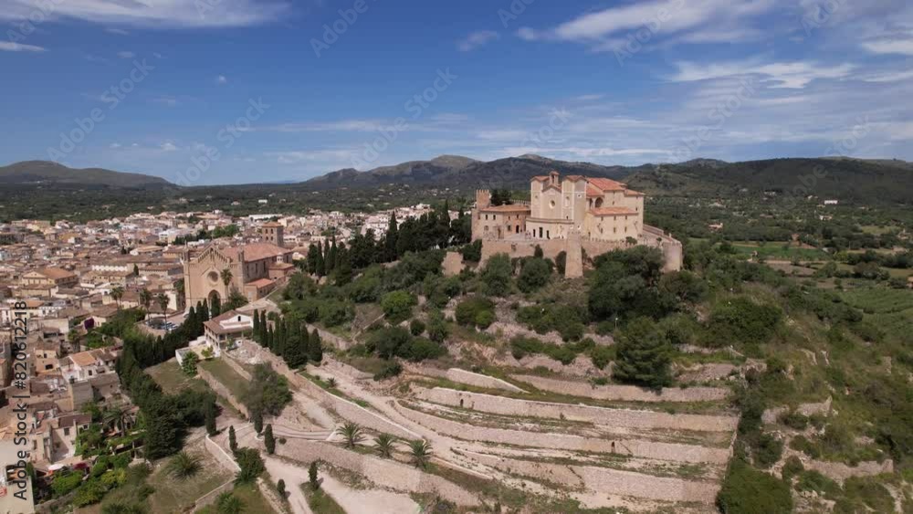Aerial View of Arta City and Surrounding Hills Aerial View of Arta City and Surrounding Hills
