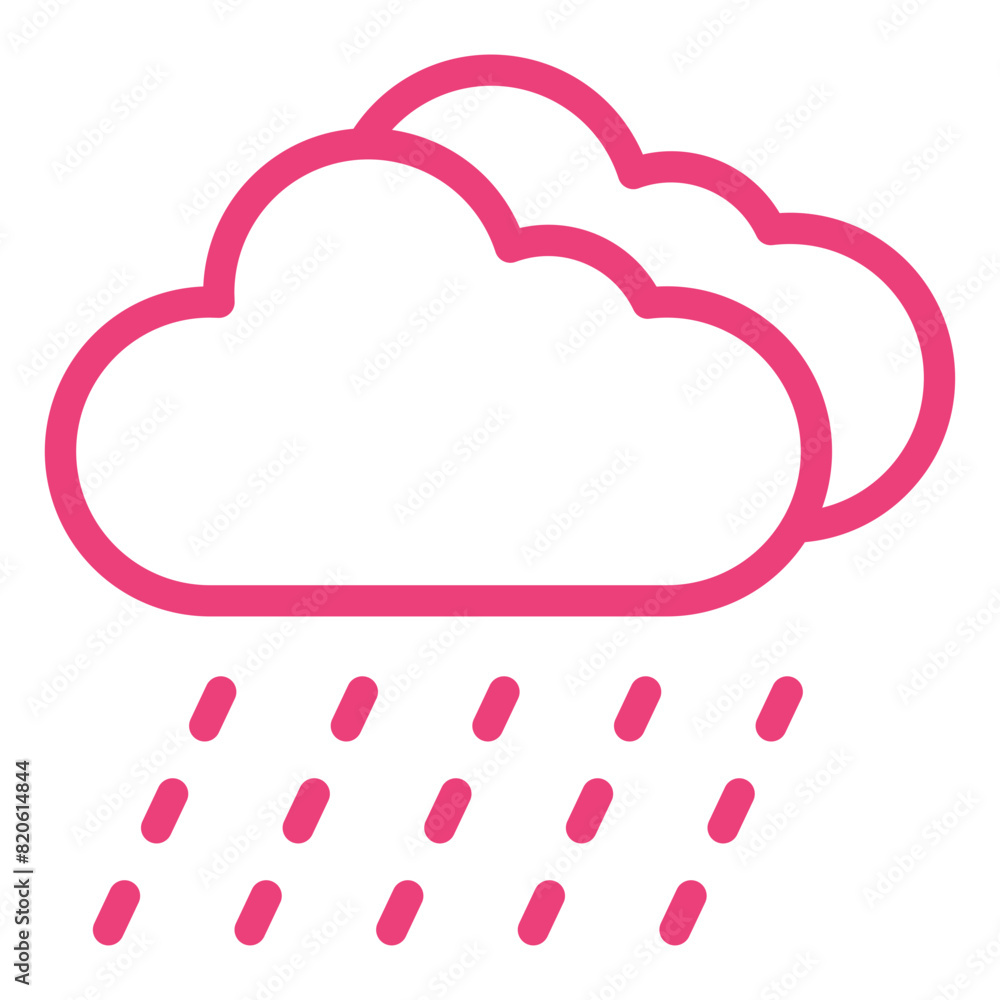 Rain Vector Icon Design Illustration Rain Vector Icon Design Illustration