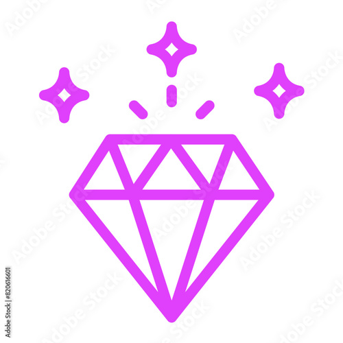 Diamond Vector Icon Design Illustration