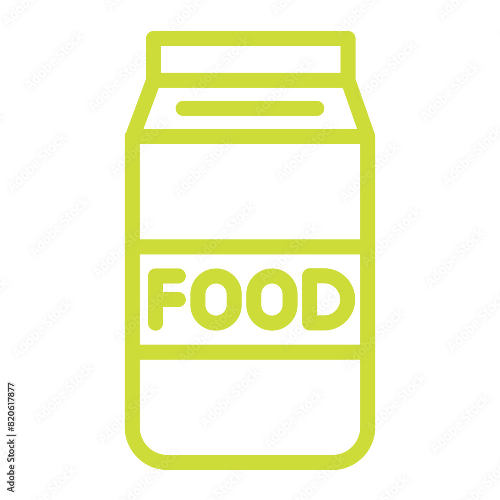 Food package Vector Icon Design Illustration Food package Vector Icon Design Illustration