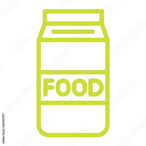 Food package Vector Icon Design Illustration