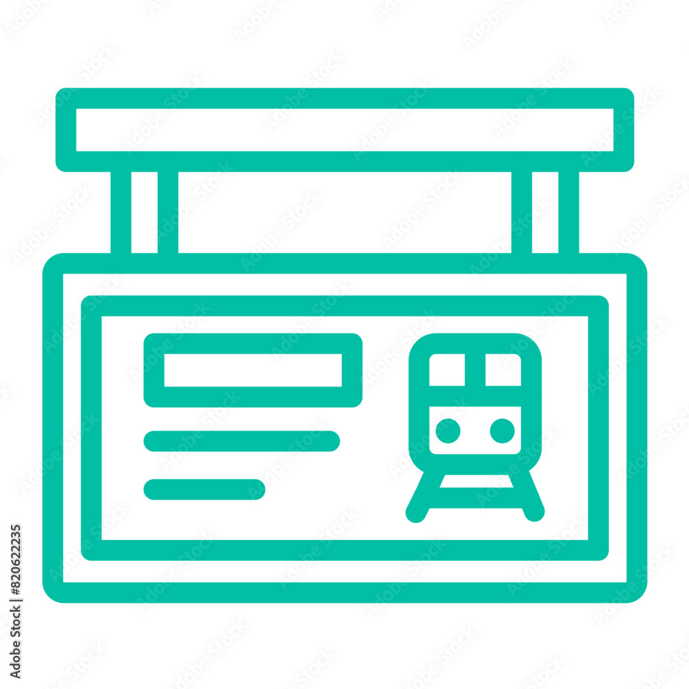Train schedule Vector Icon Design Illustration Train schedule Vector Icon Design Illustration