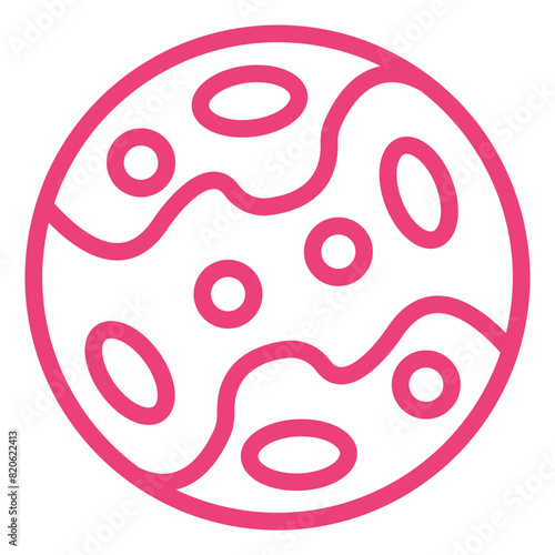 Pluto Vector Icon Design Illustration