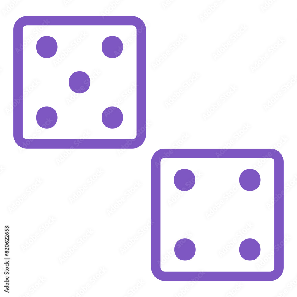 Dices Vector Icon Design Illustration Dices Vector Icon Design Illustration