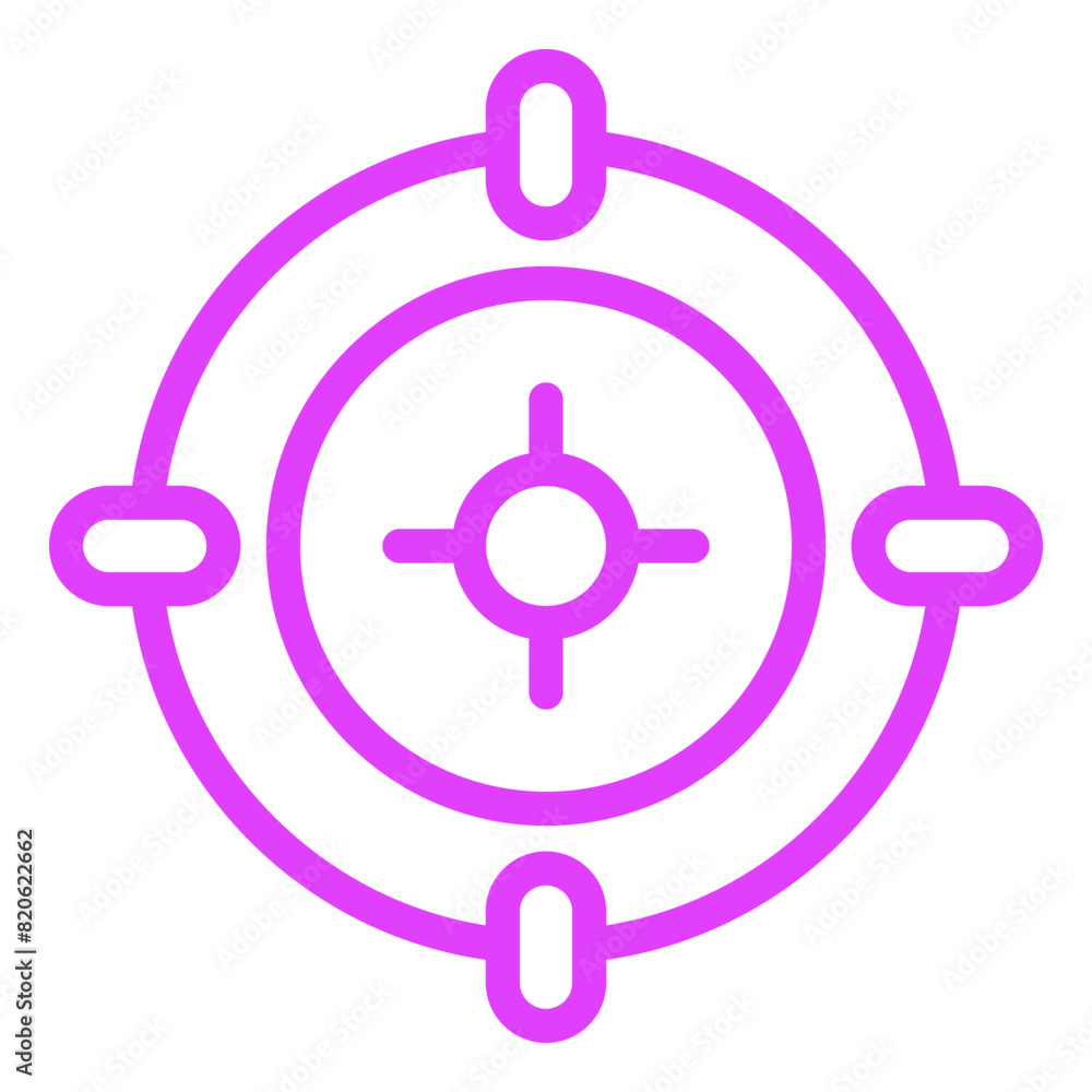 Aim Vector Icon Design Illustration Aim Vector Icon Design Illustration