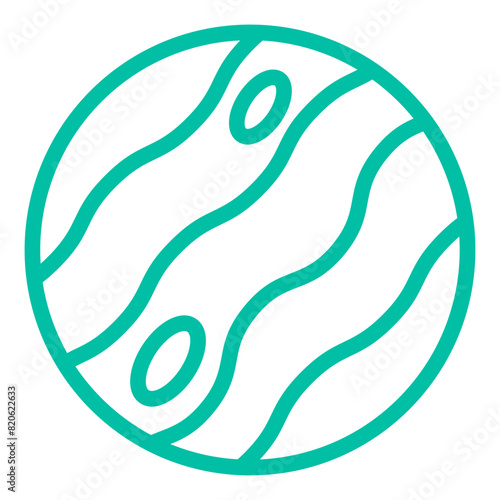Uranus Vector Icon Design Illustration
