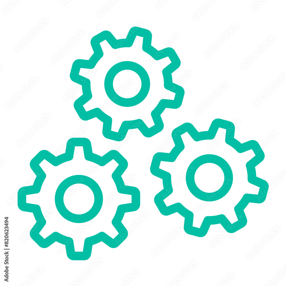 Gears Vector Icon Design Illustration Gears Vector Icon Design Illustration