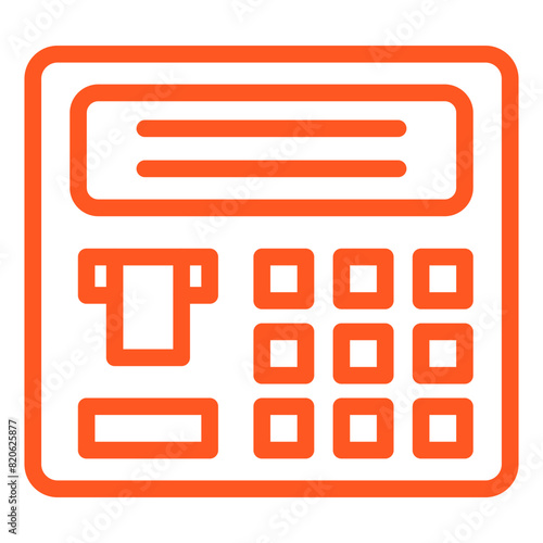 Atm machine Vector Icon Design Illustration