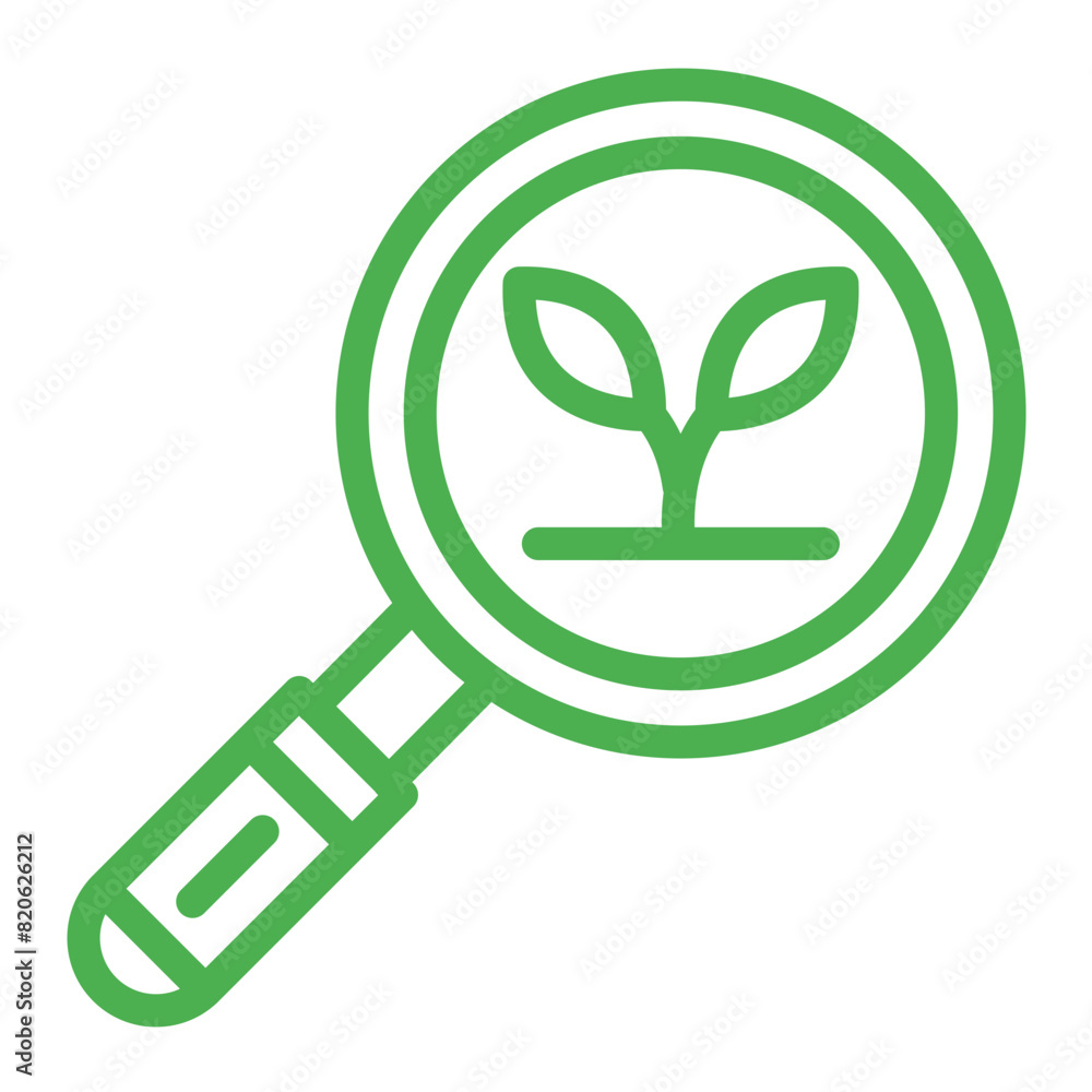 Eco search Vector Icon Design Illustration Eco search Vector Icon Design Illustration